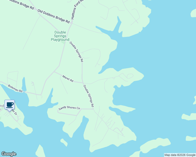 map of restaurants, bars, coffee shops, grocery stores, and more near 215 Maret Road in Townville