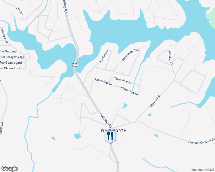 map of restaurants, bars, coffee shops, grocery stores, and more near 300 Ridgeview Drive in Lavonia