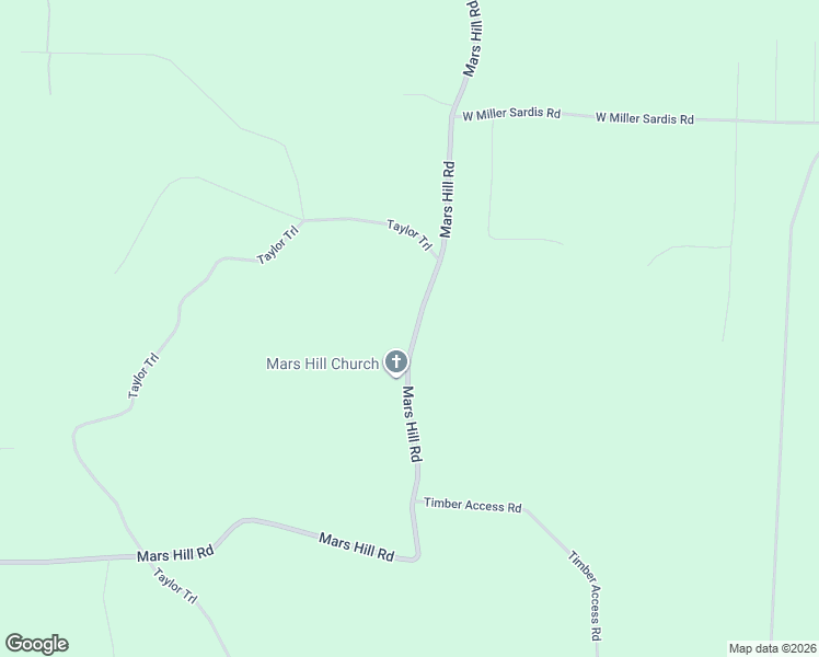 map of restaurants, bars, coffee shops, grocery stores, and more near 12790-13024 Mars Hill Road in Bauxite