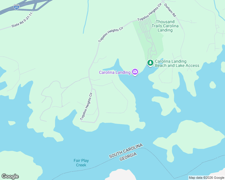 map of restaurants, bars, coffee shops, grocery stores, and more near 206 Riverlake Road in Fair Play