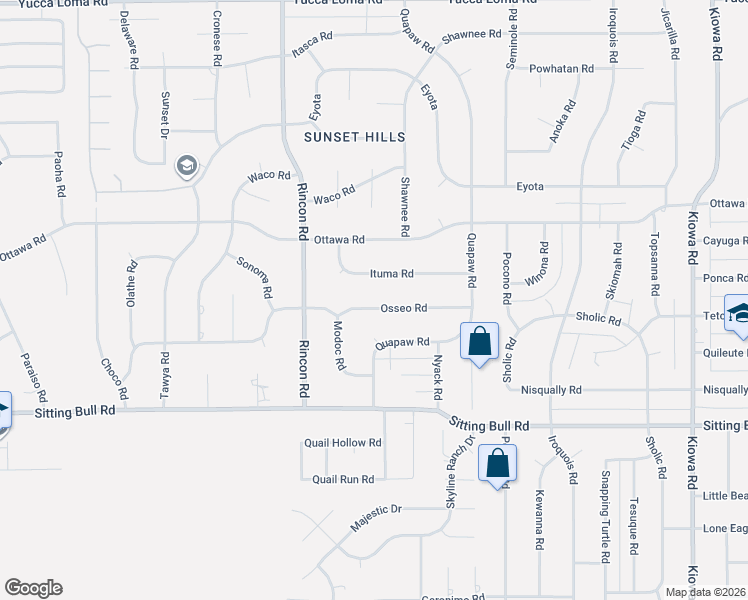 map of restaurants, bars, coffee shops, grocery stores, and more near 20219 Osseo Road in Apple Valley