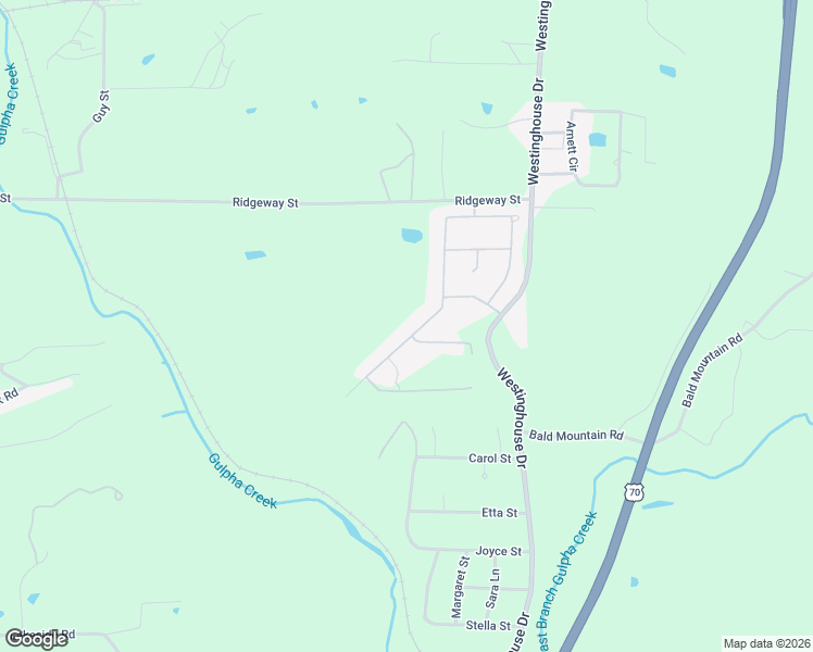 map of restaurants, bars, coffee shops, grocery stores, and more near 452 Quail Ridge Drive in Hot Springs