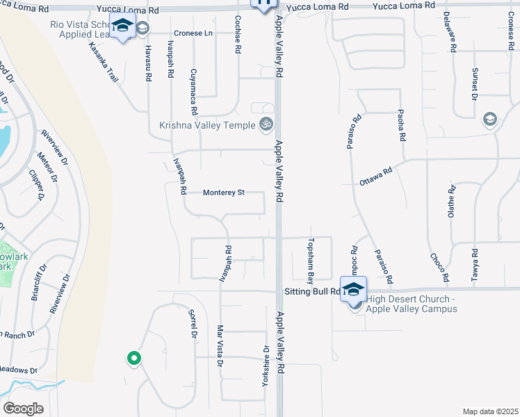 map of restaurants, bars, coffee shops, grocery stores, and more near 13123 Trailwood Way in Apple Valley