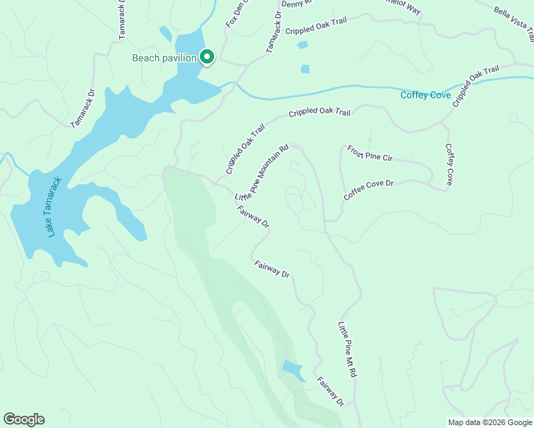 map of restaurants, bars, coffee shops, grocery stores, and more near 904 Fairway Drive in Jasper