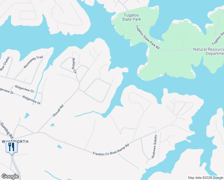 map of restaurants, bars, coffee shops, grocery stores, and more near 340 Brittany Cove in Lavonia
