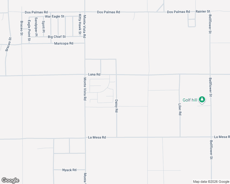map of restaurants, bars, coffee shops, grocery stores, and more near 13149 Monsoon Way in Victorville
