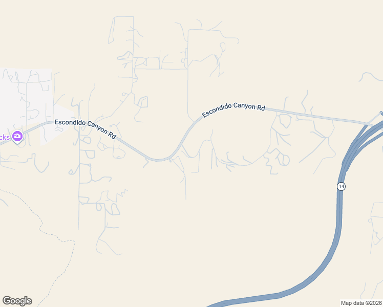 map of restaurants, bars, coffee shops, grocery stores, and more near 9437 Old Stage Road in Agua Dulce