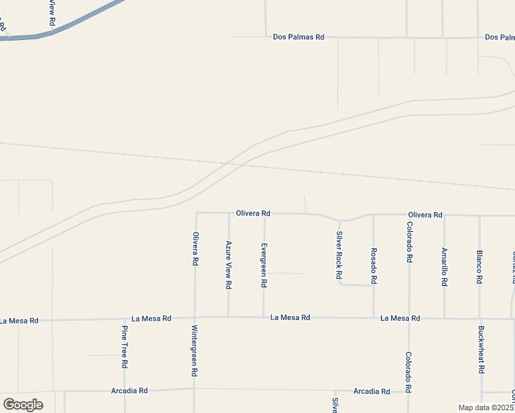 map of restaurants, bars, coffee shops, grocery stores, and more near 1870 Olivera Road in Piñon Hills