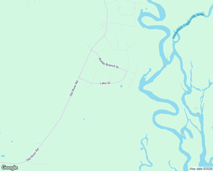 map of restaurants, bars, coffee shops, grocery stores, and more near 252 Lake Drive in Burgaw