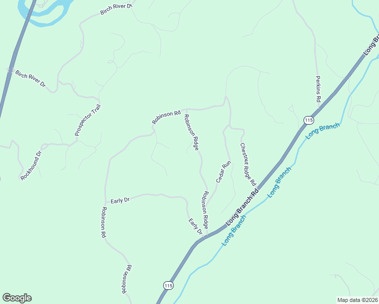 map of restaurants, bars, coffee shops, grocery stores, and more near 435 Robinson Ridge in Dahlonega