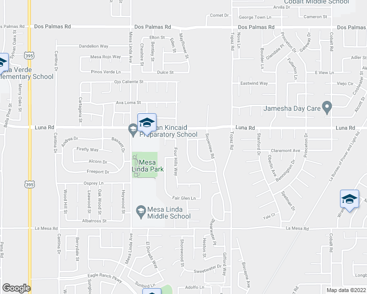 map of restaurants, bars, coffee shops, grocery stores, and more near 13226 Cardinal Road in Victorville