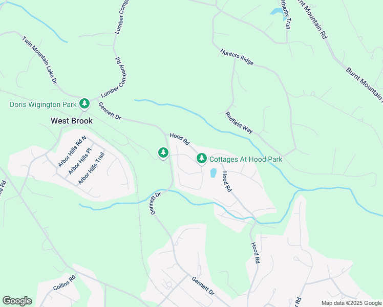 map of restaurants, bars, coffee shops, grocery stores, and more near 101 Hood Park Drive in Big Canoe