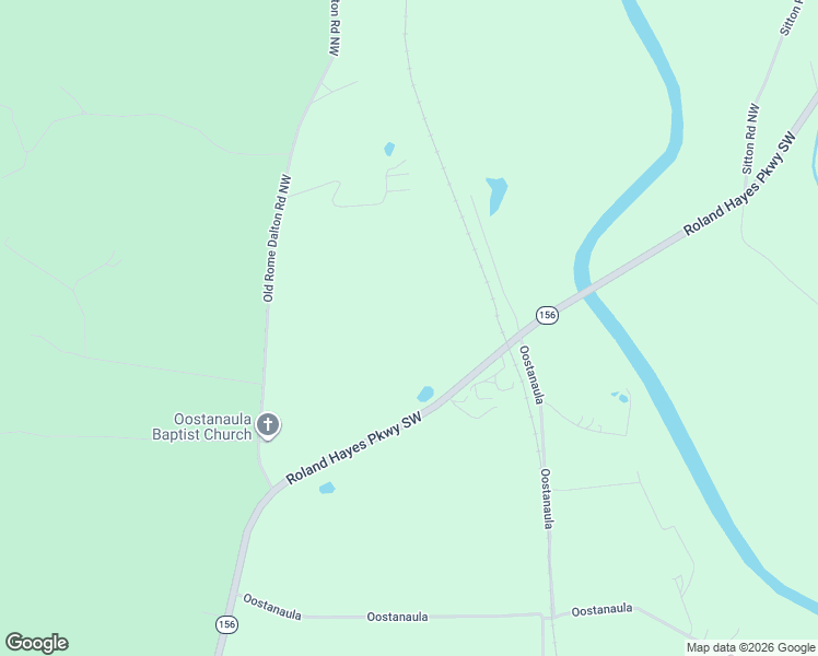 map of restaurants, bars, coffee shops, grocery stores, and more near 2185 Roland Hayes Parkway Southwest in Calhoun