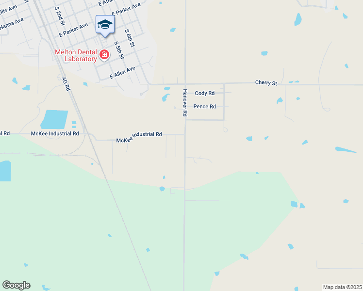 map of restaurants, bars, coffee shops, grocery stores, and more near 1052 Hanover Road in Davis