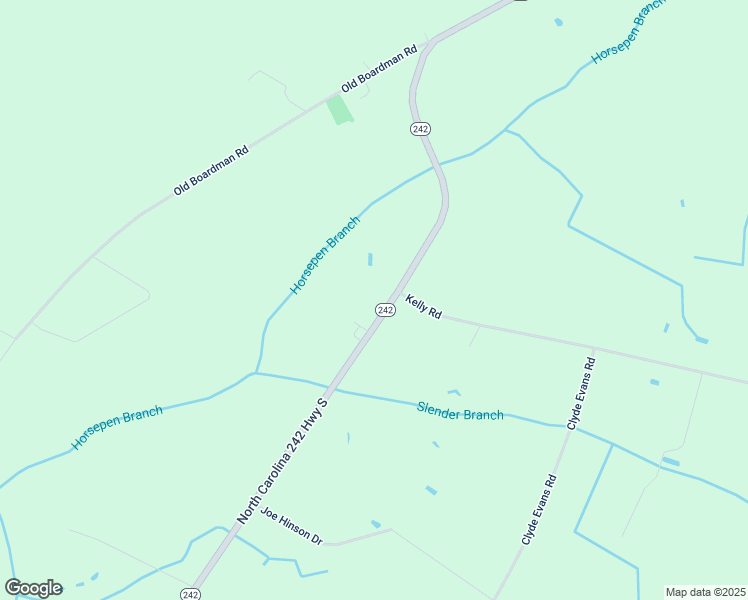 map of restaurants, bars, coffee shops, grocery stores, and more near 18270 North Carolina 242 Highway South in Bladenboro