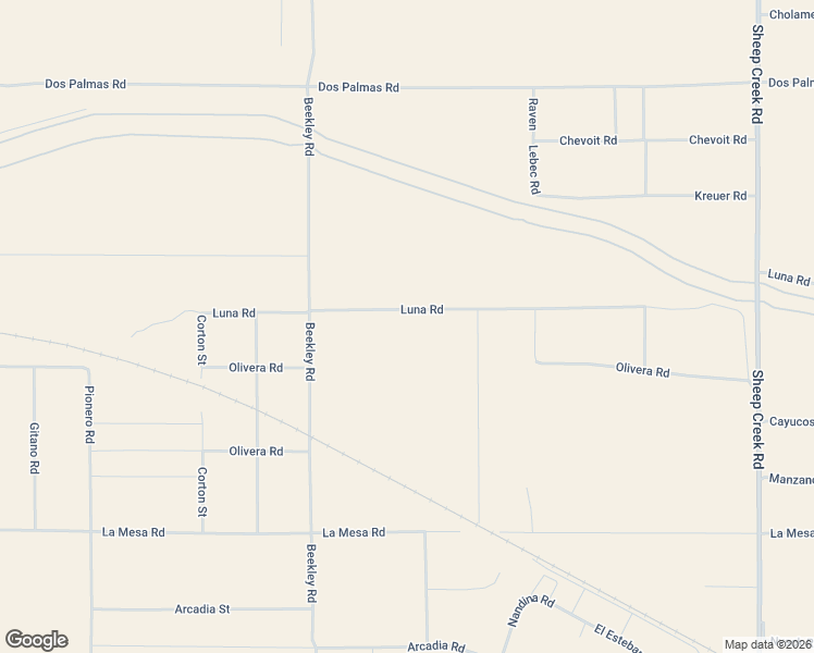 map of restaurants, bars, coffee shops, grocery stores, and more near 3495 Luna Road in Phelan