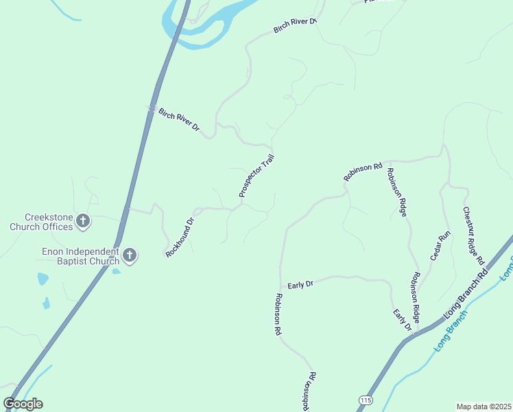 map of restaurants, bars, coffee shops, grocery stores, and more near 51 Cane Mill Lane in Dahlonega