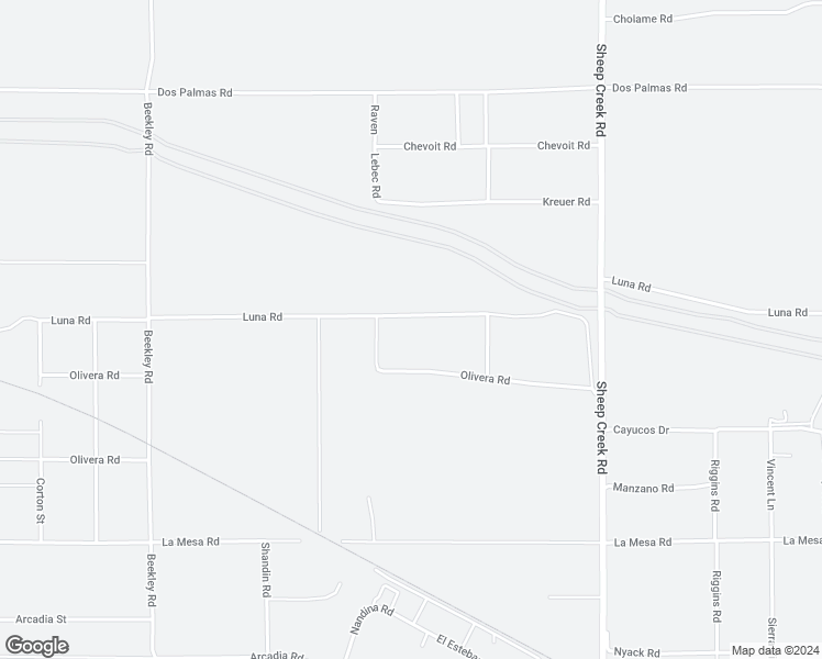 map of restaurants, bars, coffee shops, grocery stores, and more near 3789 Luna Road in Phelan