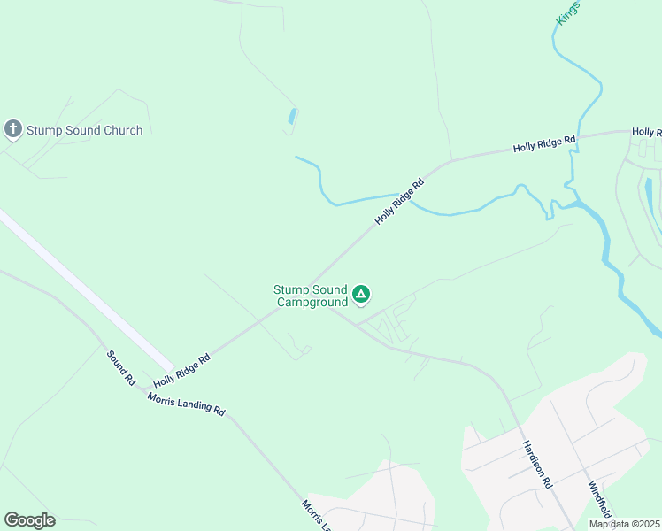 map of restaurants, bars, coffee shops, grocery stores, and more near 302 Waylon Way in Holly Ridge
