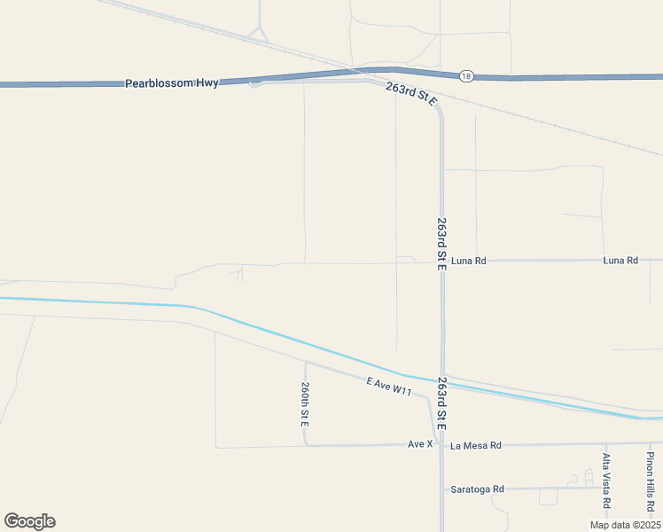 map of restaurants, bars, coffee shops, grocery stores, and more near East Avenue V in Los Angeles County