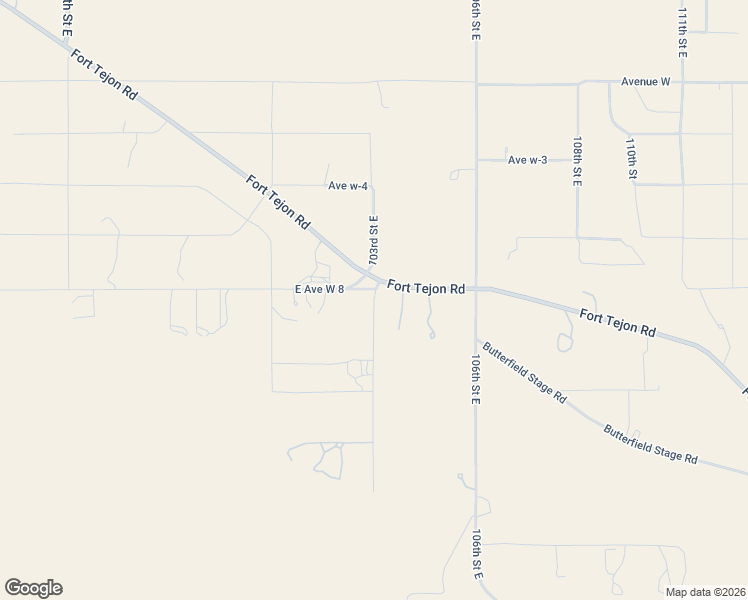 map of restaurants, bars, coffee shops, grocery stores, and more near 103rd Street East in Pearblossom