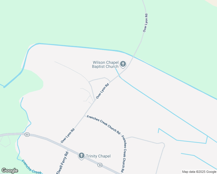 map of restaurants, bars, coffee shops, grocery stores, and more near 646 Over Lyon Road in Kelly