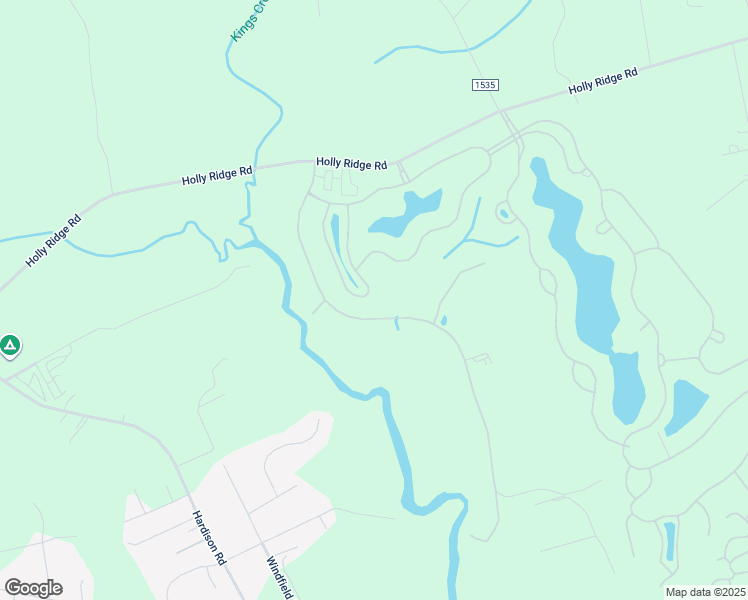 map of restaurants, bars, coffee shops, grocery stores, and more near 362 Lake Firefly Loop in Holly Ridge