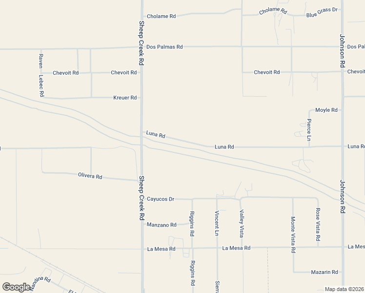 map of restaurants, bars, coffee shops, grocery stores, and more near 4499 Luna Road in Phelan