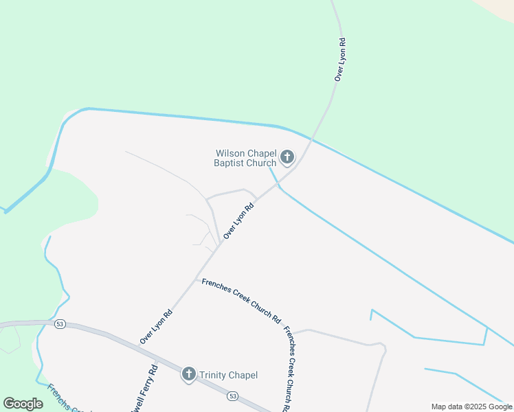 map of restaurants, bars, coffee shops, grocery stores, and more near 646 Over Lyon Road in Kelly