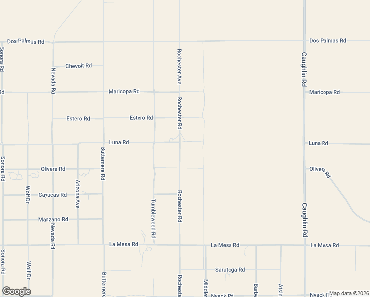 map of restaurants, bars, coffee shops, grocery stores, and more near 7625 Luna Road in Phelan