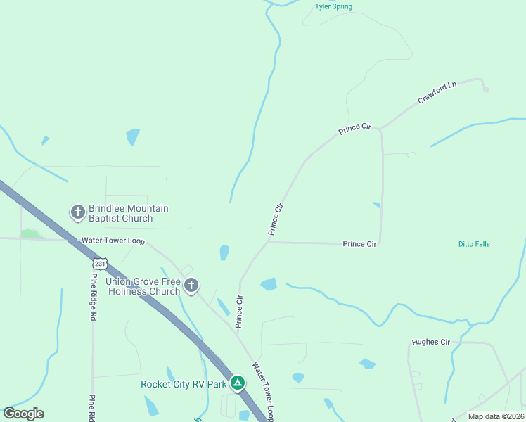map of restaurants, bars, coffee shops, grocery stores, and more near 234 Prince Circle in Morgan County