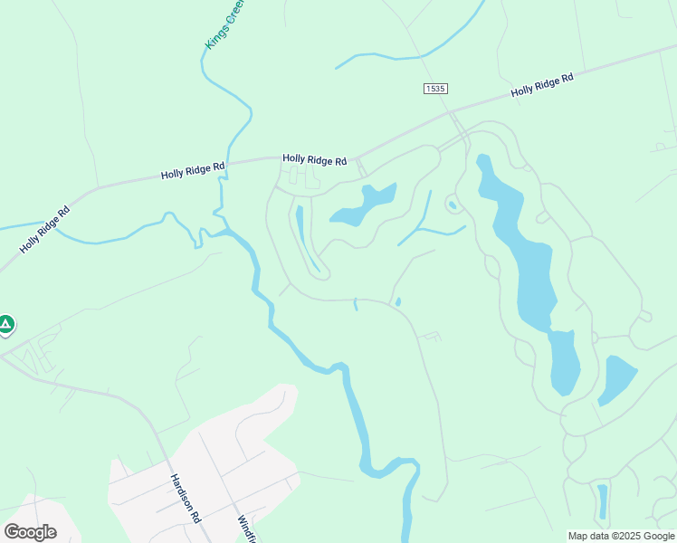 map of restaurants, bars, coffee shops, grocery stores, and more near 366 Lake Firefly Loop in Holly Ridge