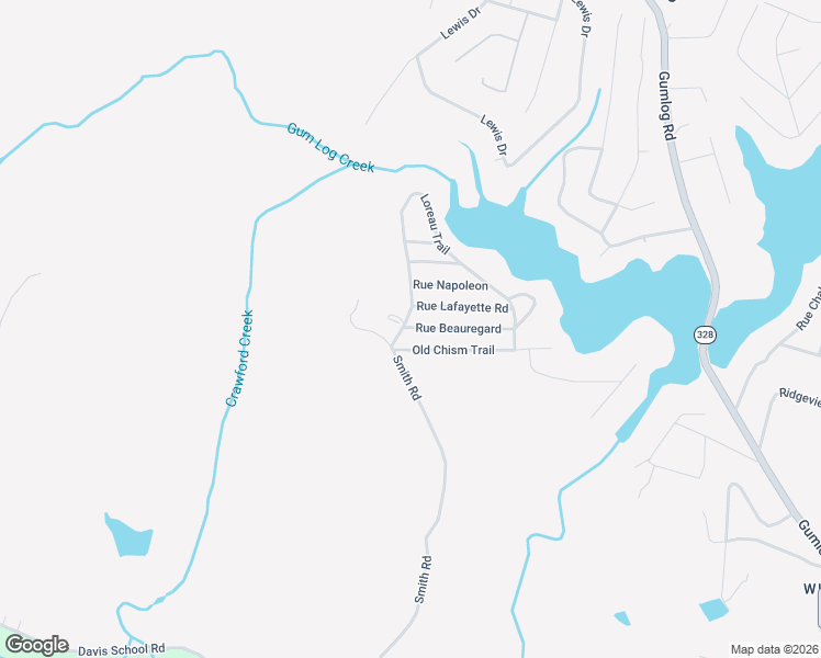 map of restaurants, bars, coffee shops, grocery stores, and more near 15-229 Rue Beauregard Road in Lavonia