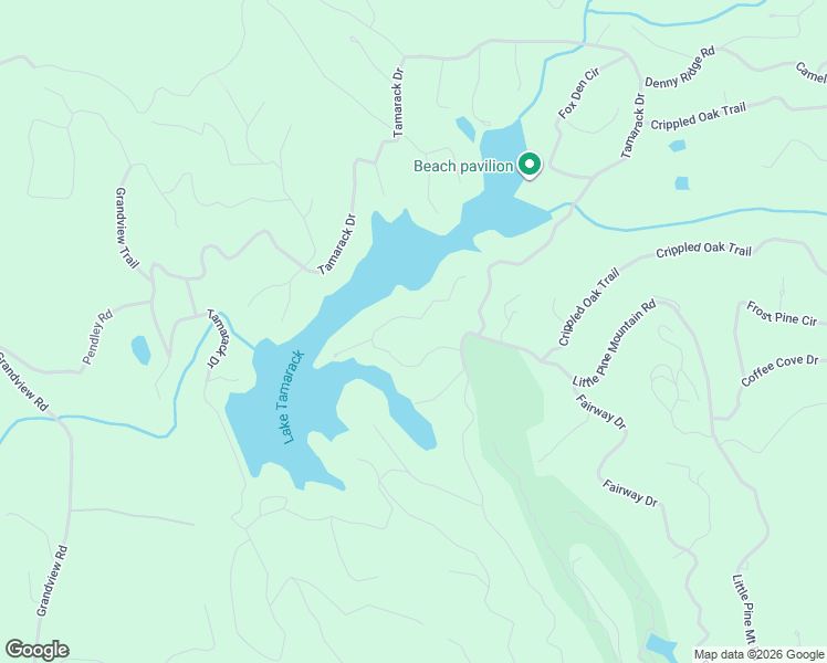 map of restaurants, bars, coffee shops, grocery stores, and more near 250 Lake View Trace in Jasper
