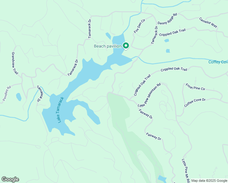 map of restaurants, bars, coffee shops, grocery stores, and more near 334 Little Pine Mountain Road in Jasper