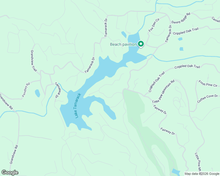 map of restaurants, bars, coffee shops, grocery stores, and more near 250 Lake View Trace in Jasper