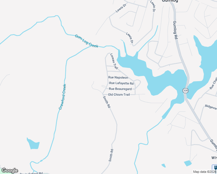 map of restaurants, bars, coffee shops, grocery stores, and more near 15 Rue Beauregard in Lavonia