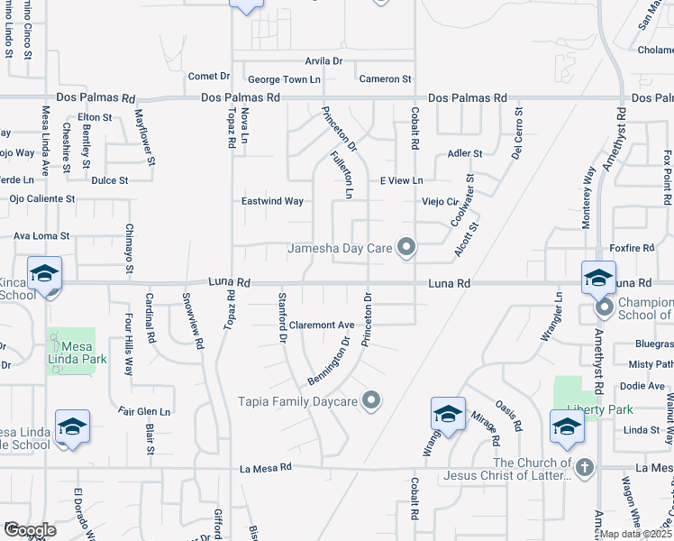 map of restaurants, bars, coffee shops, grocery stores, and more near 13125 Concord Drive in Victorville