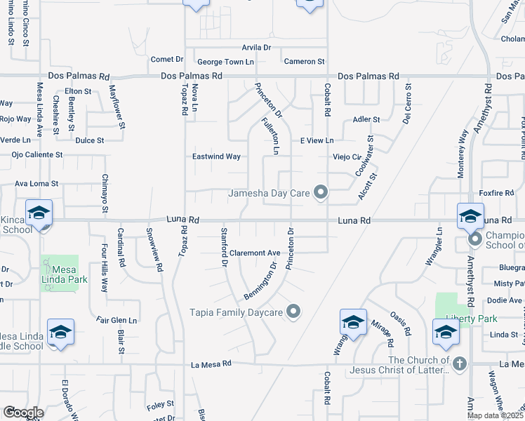 map of restaurants, bars, coffee shops, grocery stores, and more near 13119 Concord Drive in Victorville