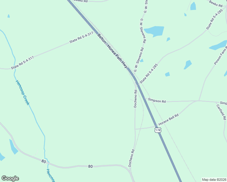 map of restaurants, bars, coffee shops, grocery stores, and more near 114 Docheno Road in Belton