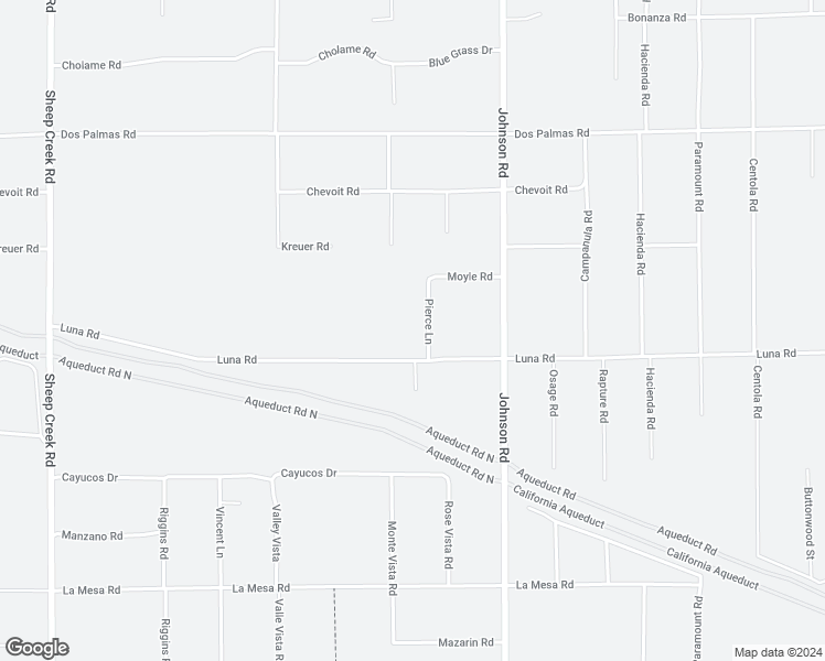 map of restaurants, bars, coffee shops, grocery stores, and more near 13354 Pierce Lane in Phelan