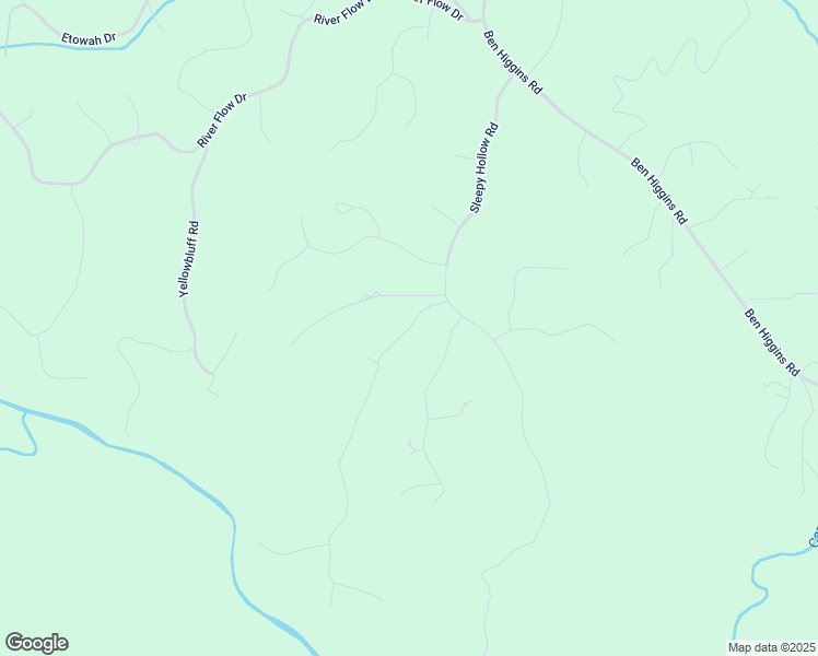 map of restaurants, bars, coffee shops, grocery stores, and more near Grand Oak Lane in Lumpkin County