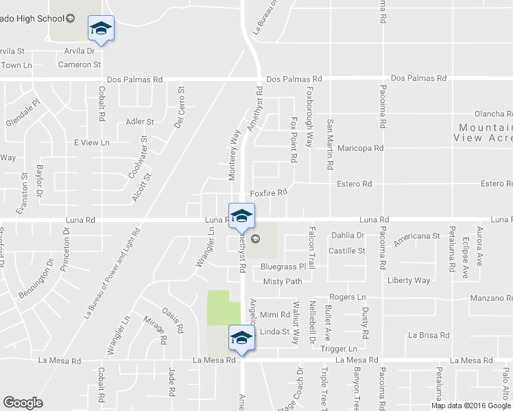 map of restaurants, bars, coffee shops, grocery stores, and more near 13339 Cabana Way in Victorville
