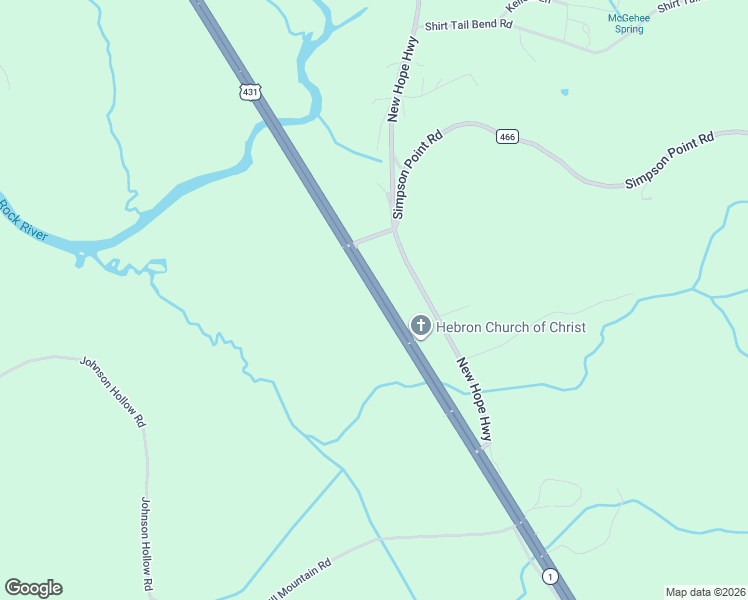 map of restaurants, bars, coffee shops, grocery stores, and more near 32911 U.S. 431 in New Hope