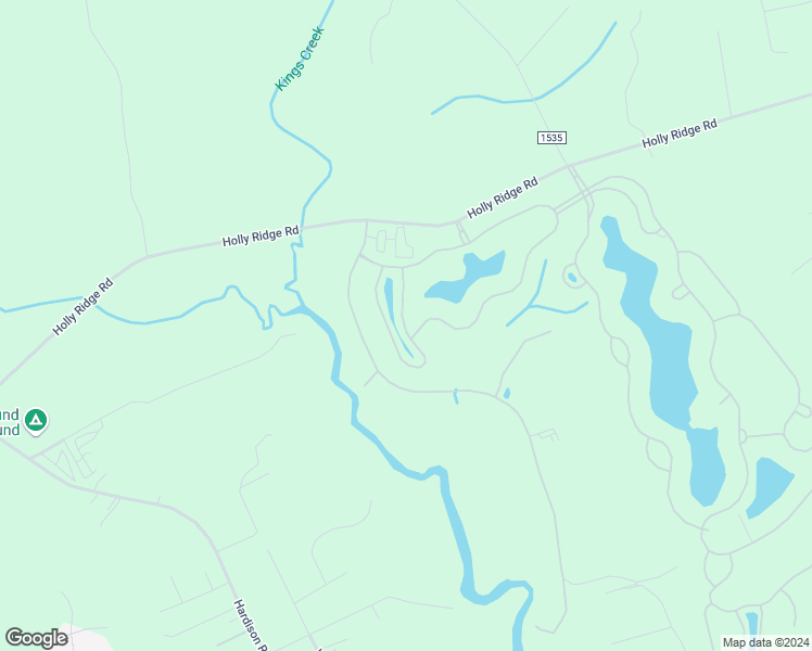map of restaurants, bars, coffee shops, grocery stores, and more near 398 Lake Firefly Loop in Holly Ridge