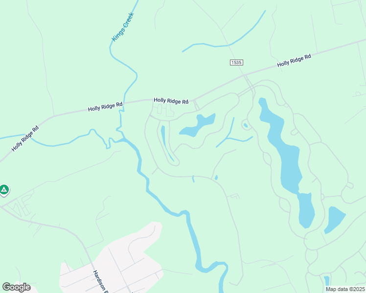 map of restaurants, bars, coffee shops, grocery stores, and more near 271 Twining Rose Lane in Holly Ridge