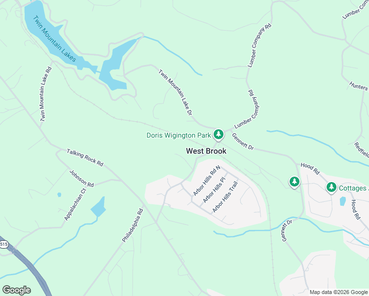 map of restaurants, bars, coffee shops, grocery stores, and more near 437 Lumber Company Road in Talking Rock