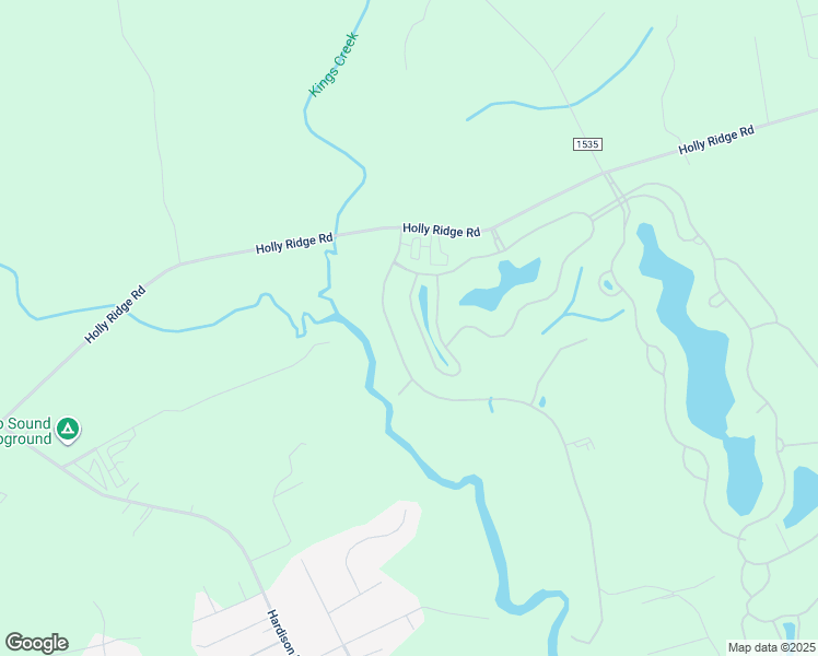 map of restaurants, bars, coffee shops, grocery stores, and more near 324 Lake Firefly Loop in Holly Ridge