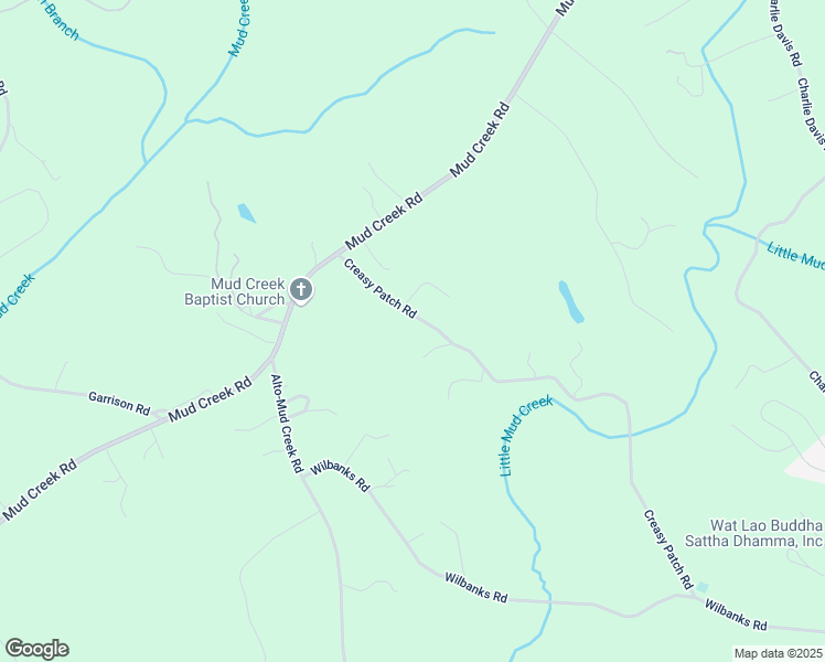 map of restaurants, bars, coffee shops, grocery stores, and more near 1104 Creasy Patch Road in Alto
