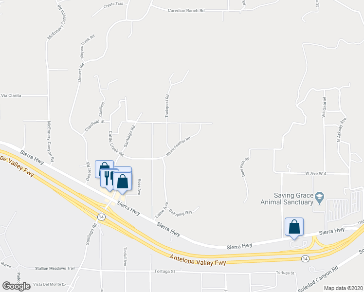 map of restaurants, bars, coffee shops, grocery stores, and more near 33660 White Feather Road in Acton